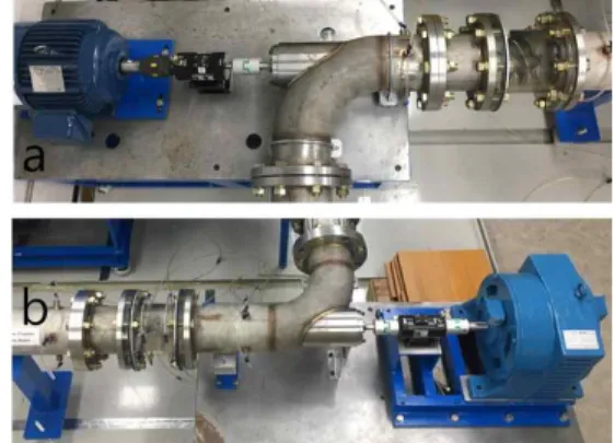 Fig. 1 The schematic of the propeller turbine model test facility with the old runner model