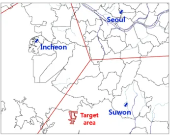 Fig.  2.  Spatial  location  of  the  complex  1  in  the  southern  district.