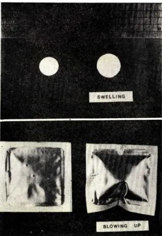 Table  I-The  appearance  change  of  the  effervescent  tablets  in  the  aluminium  pouch*