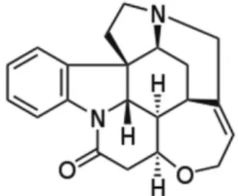 Fig. 1 − Chemical structure of strychnine (CAS No: 57-24-9, mw 334.4).