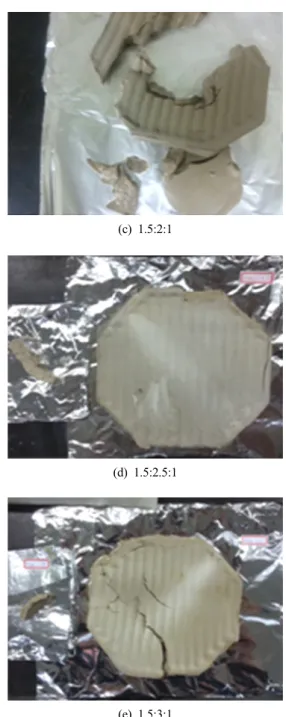 Table 8. Analysis result of moisture content according to  mixing ratio of oyster shell and CaCO 3