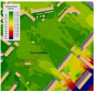 Fig.  4  3-D  grid  noise  map  for  case  5