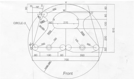 Fig. 4. Plane view of straight type