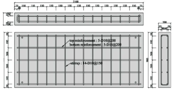 Table 1. List of test specimens