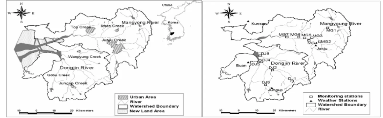 Figure 1. The study area and sampling stations