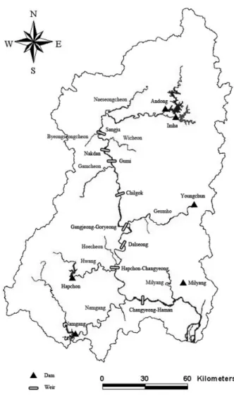 Table 1. Specification of dams
