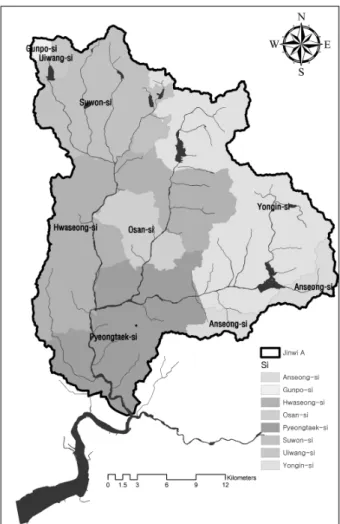 Fig. 1. Study area (JinwiA).