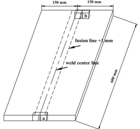 Fig. 3 Notch Locations of the Test Specimens