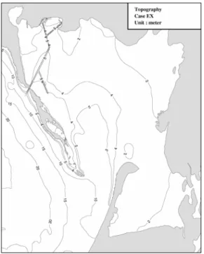 Fig. 3. Bathymetry chart of Turkmenbashy Bay Month 1 2 3 4 5 6 7 8 9 10 11 12 N 5.8 5.7 6.5 6.3 6.5 5.5 5.2 5.5 5.8 5.8 5.8 5.0 NE 3.2 4.0 4.0 5.9 4.1 5.3 5.4 5.0 4.5 4.6 4.8 3.8 E 5.4 5.0 3.6 3.6 3.5 4.0 4.8 3.8 3.4 3.5 3.5 5.0 SE 3.0 3.0 2.1 2.1 2.1 2.5 