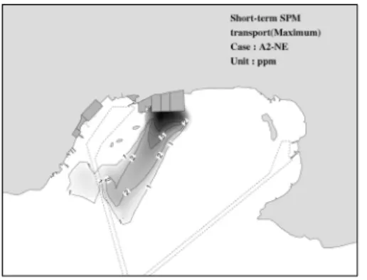Fig. 5. The distribution of SS- concentration 