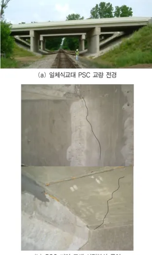 그림 1.미국 Ohi o의 일체식교대 PSC 교량 (MED- 71-0342)