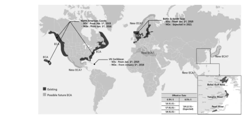 Figure 1. US caribbean ECAs and plans for others.