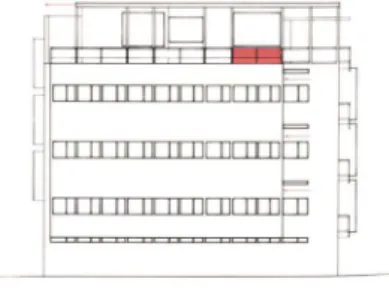 Figure  12.  West    facade:  six  window  bays 