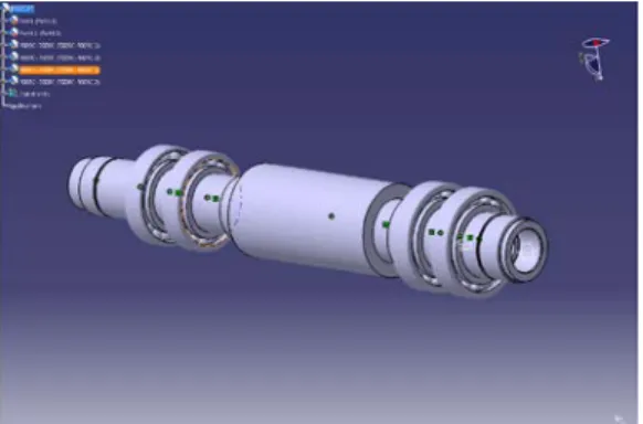 Fig. 1 The shaft of a 45,000-rpm spindle system 