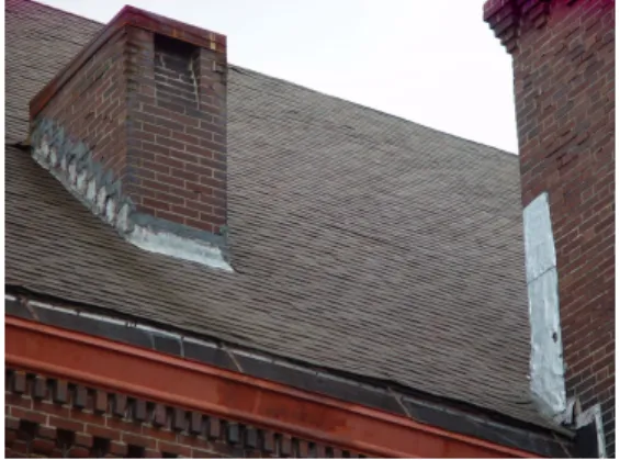 Figure  8.  Roof  condition  before  restoration  work    