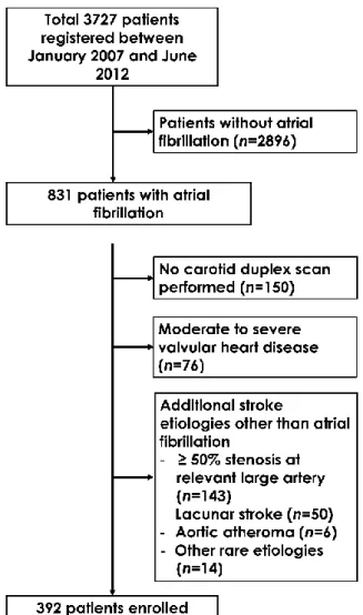 Figure 1. Flow sheet for study patients’ selection. 