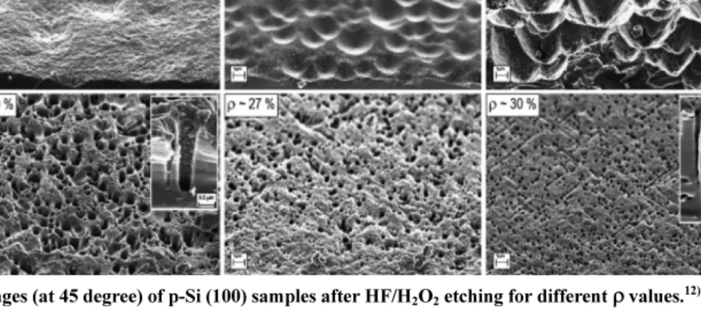 Fig. 4.  Control of pore wall morphology. 14)