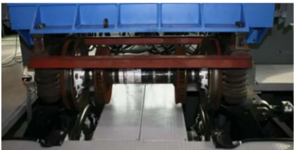Fig. 2 Derailment test facilities