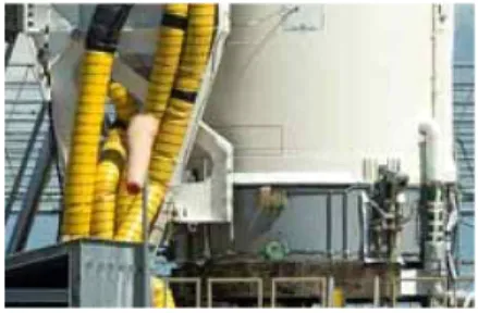 Fig. 1 Jupiter 1st stage fuel umbilical connection [1]