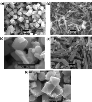 Fig. 4. Observed ( ｏ ), calculated (-), and difference (bottom line) powder X-ray Rietveld profiles for nanocrystalline (500 nm size octahedron) LiMn 2 O 4 .