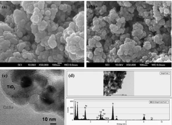 Fig. 4 shows the device performance of CdSe- CdSe-sensitized photoelectrochemical solar cell prepared by SPD method