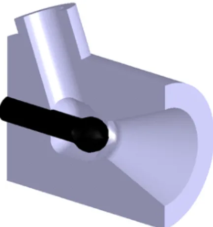 Fig. 1 Model of pintle nozzle