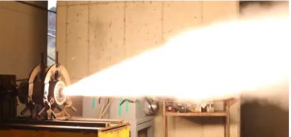Fig. 4 Ground Combustion Test of KSLV-II Ullage Motor
