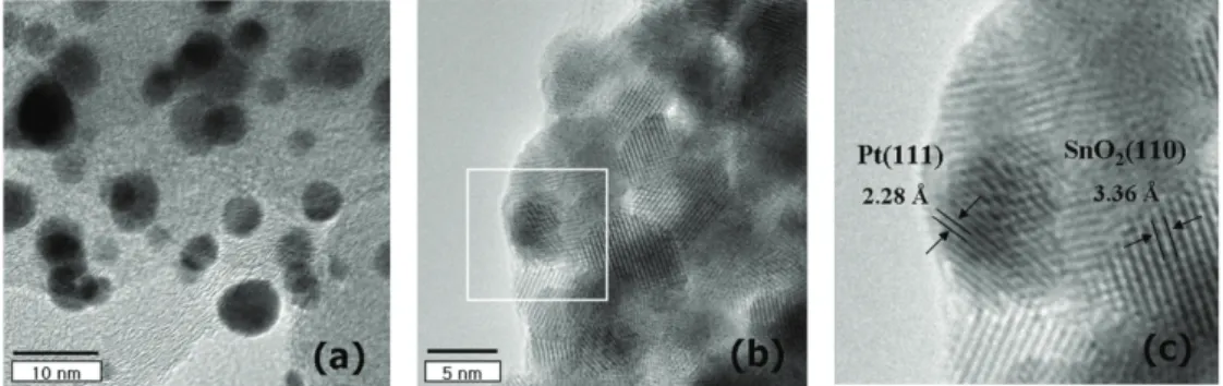 Fig. 6 은  potential cycling  실험 이후 얻은  TEM  사