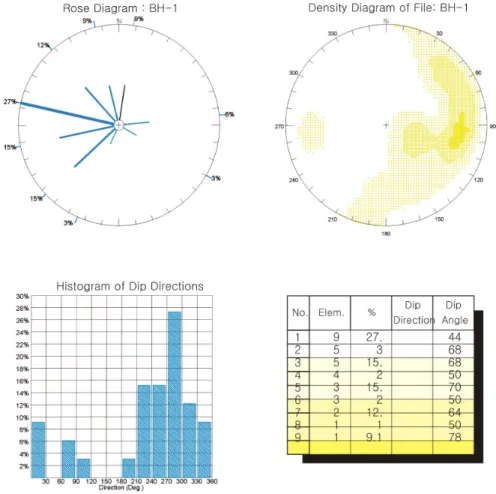 Fig.  6  Televiewer  structural  analysis.