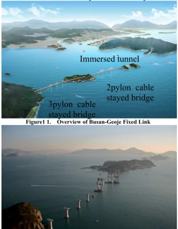 Figure 2. Aerial photograph of the link under construction 