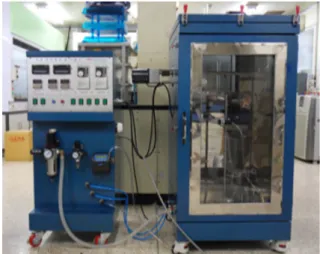 Figure 1. Test equipment used to measure the concentration of  airborne asbestos particles