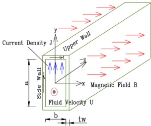 Figure 2. The 3D schematic model for an experiment on  magnetic field effect.