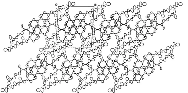 Fig. 2. The crystal structure of  가 i 이 esteryl pentyl carbonate in projection down  나】 e b axis