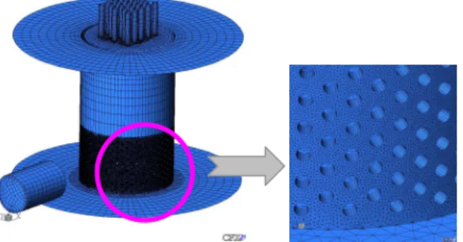 Fig. 1 shows perspective views of inlet plenum  equipped with two different narrow type flow-skirts