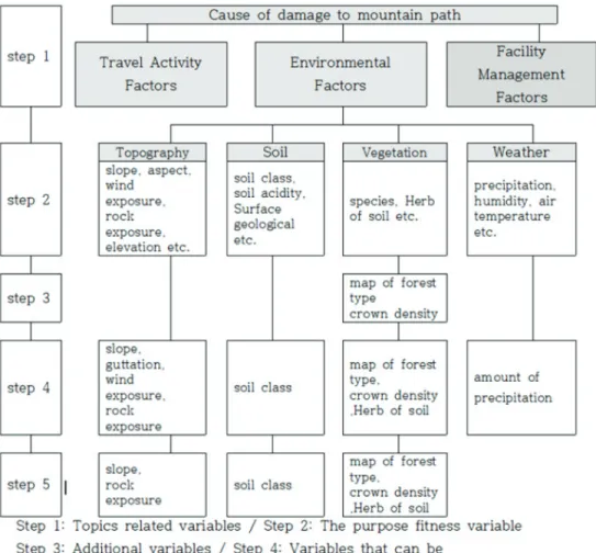 Figure 2. Independent variable selection procedures.  