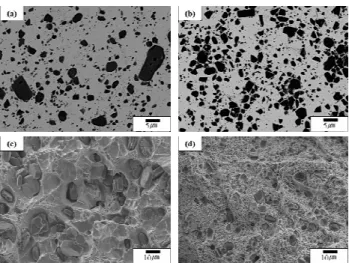 Fig. 1 shows the SEM morphologies of cross-section and  fracture surface of samples sintered for 5min at 650 