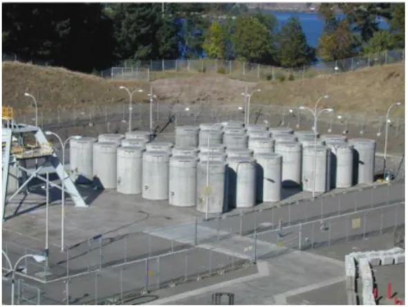 Fig. 2. SNF dry storage facility. 