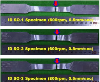 Fig. 11 Tunnel shape defect in SO-4 specimen