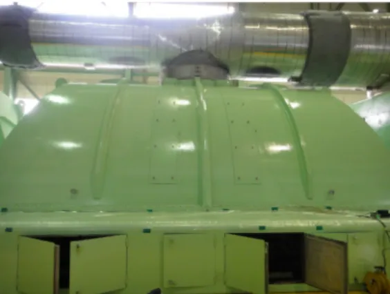 Fig. 10 Added mass on turbine casing hood