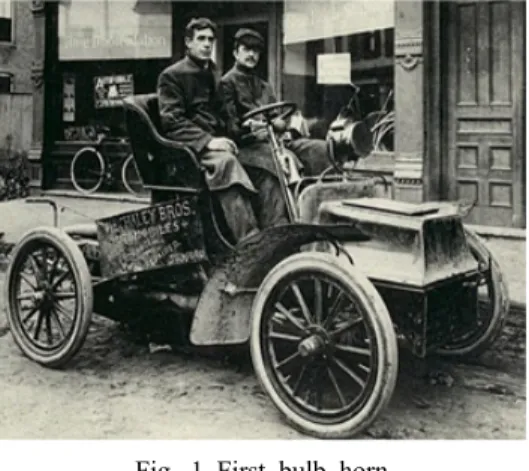 Fig. 1 First bulb horn