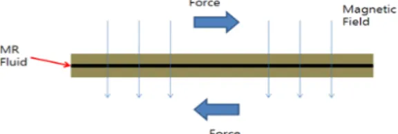 Fig. 2 Direct shear type MR damper