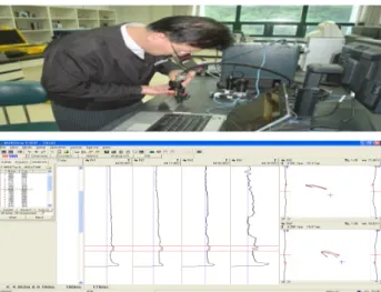 Fig. 7 Artificial defects experiment &amp; signal