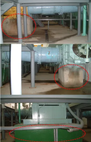 Fig. 4 Supporting structure location
