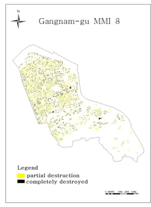 Fig.  6.  Degree  of  damage  by  progress  in  Gangnam-gu