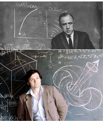 Fig. 3. John A. Wheeler in 1967 (Top, Picture credit: The New York Times) and Roser Penrose in 1980 (Bottom, Picture credit: Anthony Howarth /Science Photo Library).