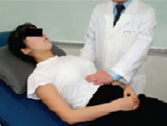 Fig.  1.  Diaphragm  respiratory  exercise 