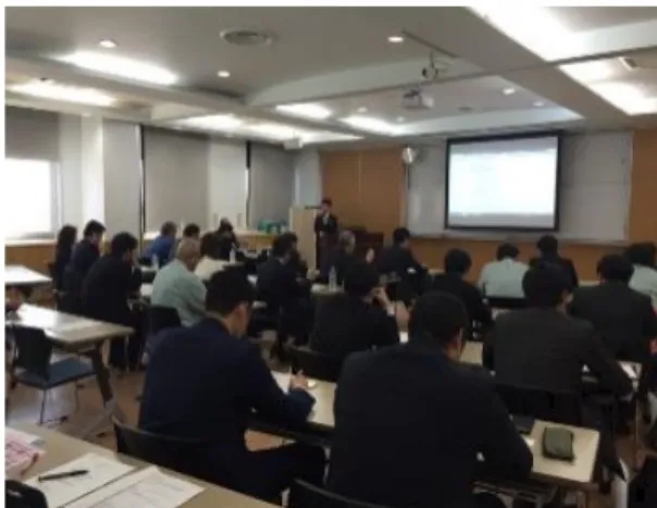 Fig.  7.  a  meeting  about  a  regeneration  platform  for  public  facilities  in  Narashino[19]
