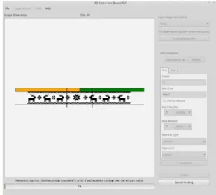 Fig.  5.  Running  Screen  of  KnitBird