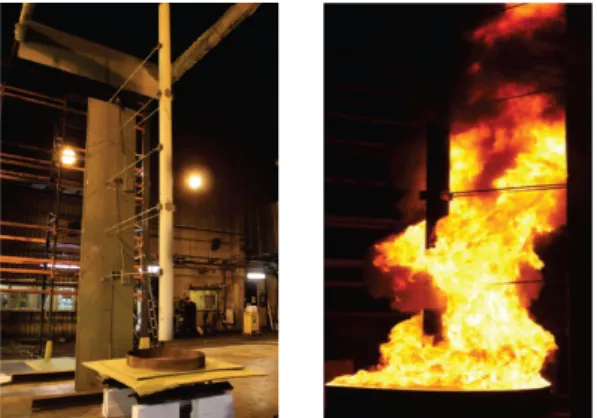 Figure 2. Measured Steel Temperature for Lager Diesel Fire.
