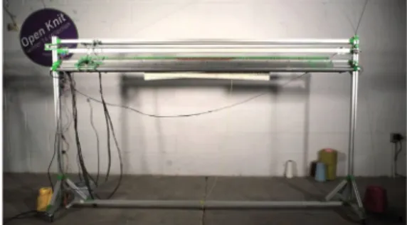 Fig.  2.  OpenKnit  Knitting  machine